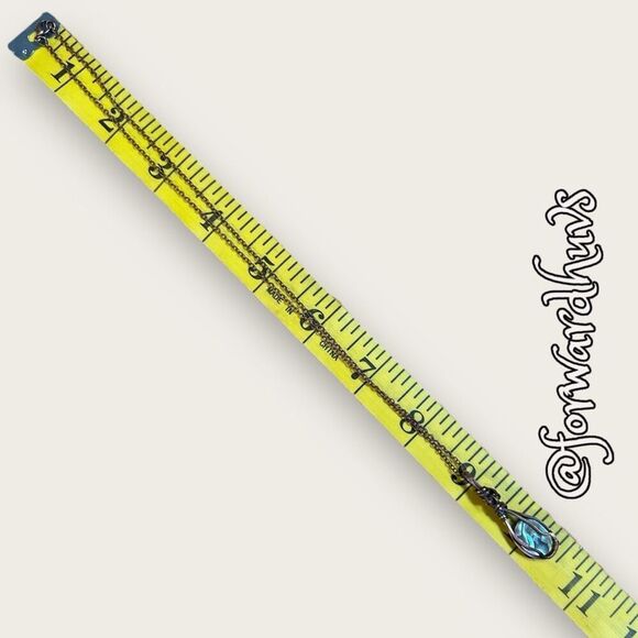 Hand Crafted Copper Wire & Abalone Pendant 18”Necklace - Picture 8 of 10